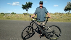 The old man and the new bike